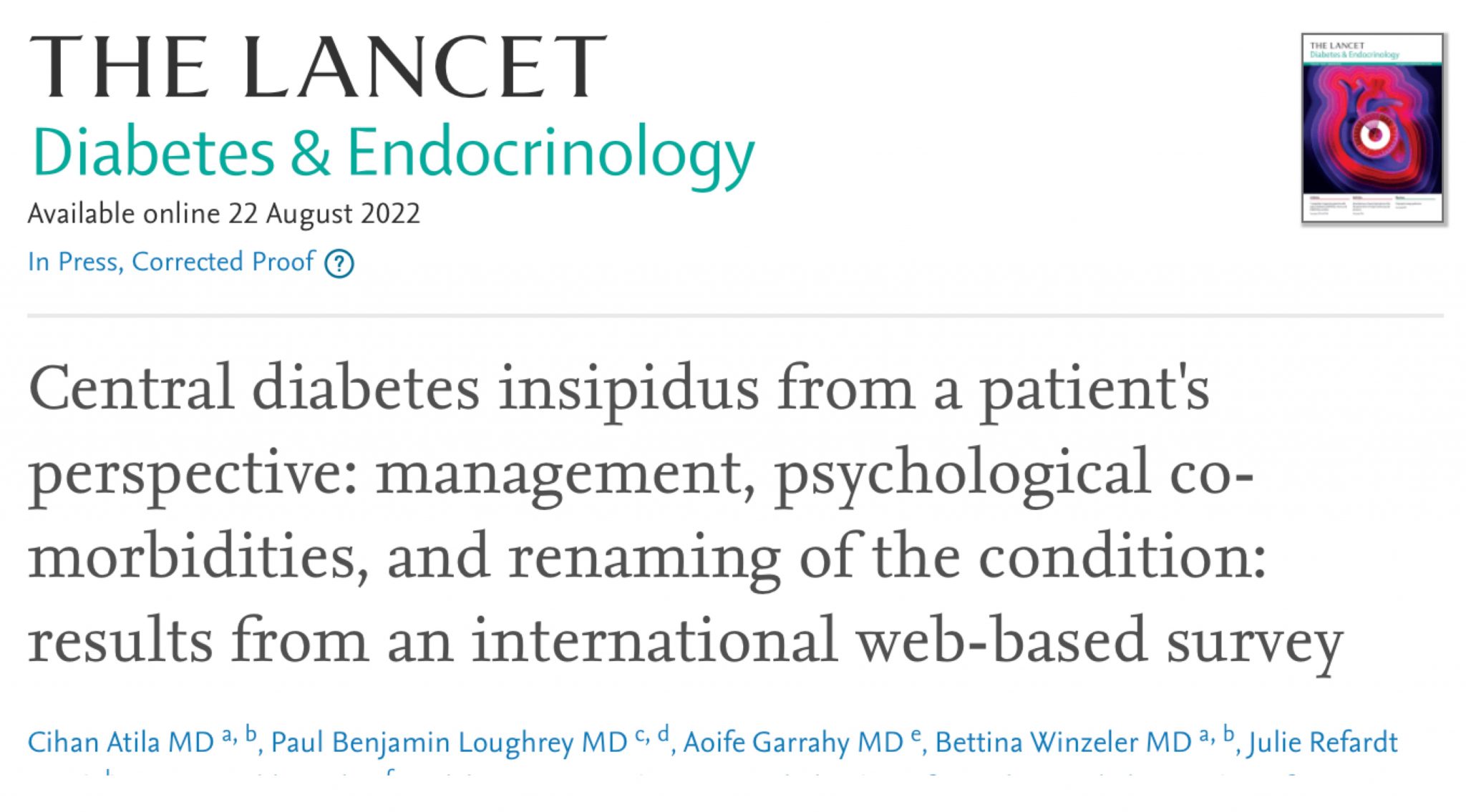 Amplifying great work Great patient participation reported in Diabetes