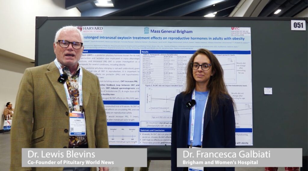 Dr. Francesca Galbiati discusses oxytocin and its use in hypopituitarism and obesity at ENDO 2025
